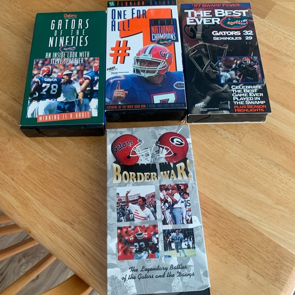 Any Florida Gators collectors out there? Four VHS tapes. - Picture 2 of 3